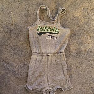 NFL Team Apparel Gray Jumpsuit Shorts Toddler 4T